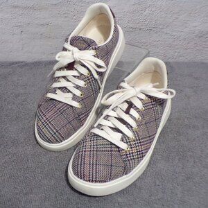 COLE HAAN Women's Crosscourt Traveler Sneaker Size 6B Plaid W-30674 216769